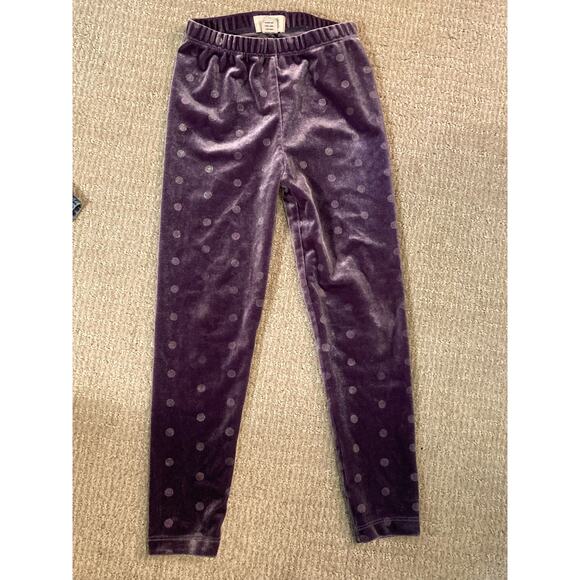 Levi’s Denim Jean Dress & Peek Polka-dot Velvet Leggings ~ LOT Size 4 - Picture 4 of 6